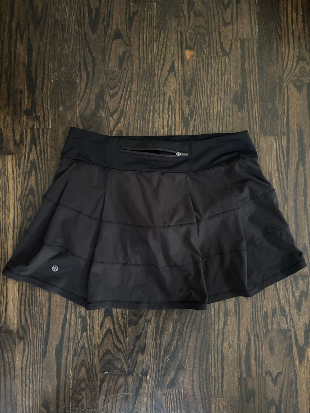 lululemon athletica Black Circle Skater Skirt with Zip Pocket